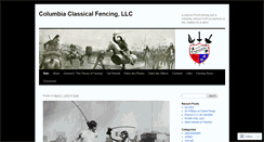 Desktop Screenshot of columbiaclassicalfencing.com